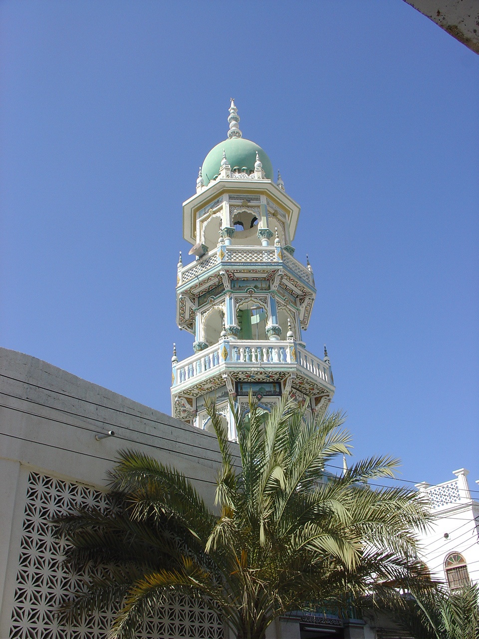 10 dřevěný minaret